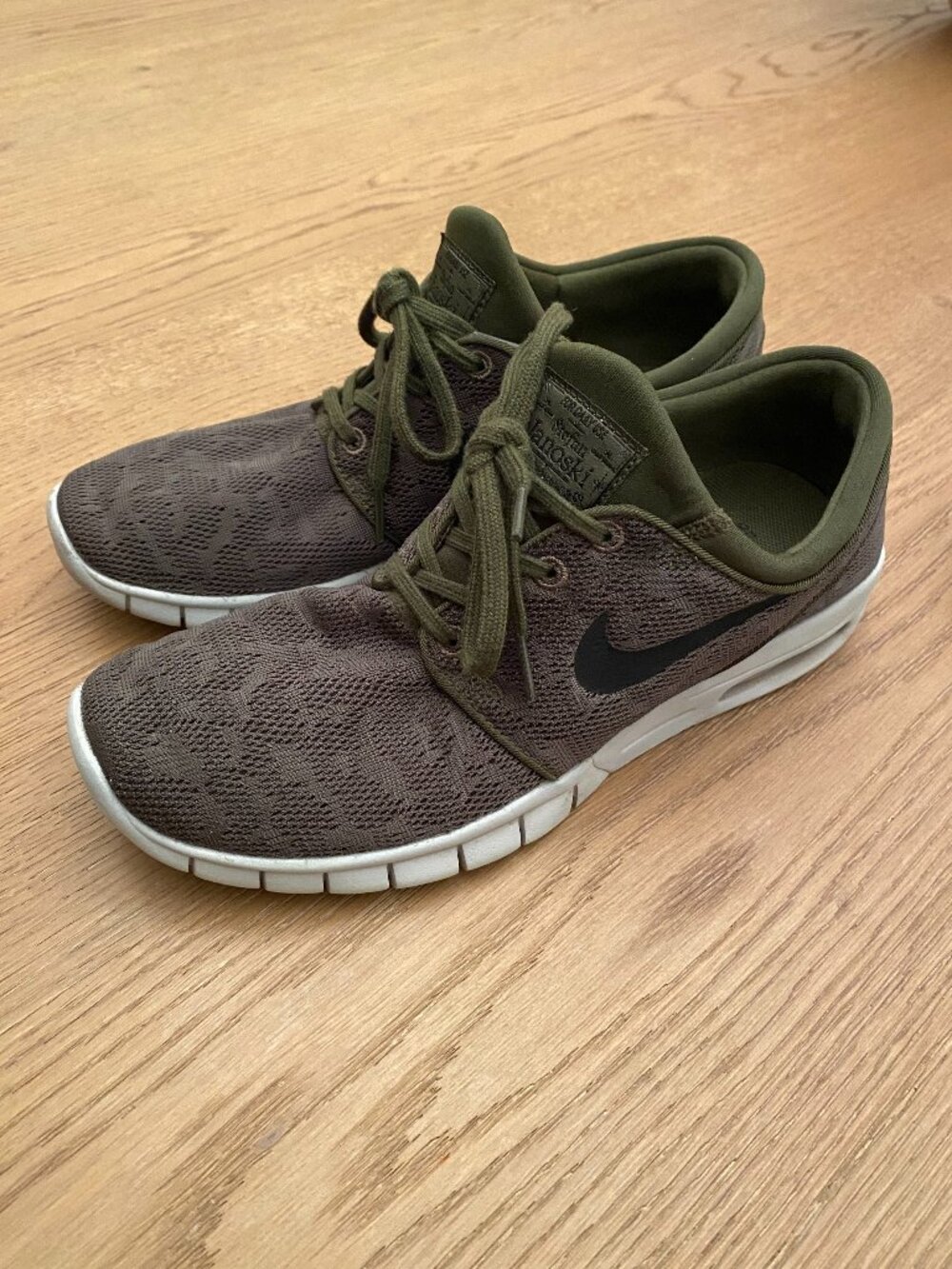 Nike Stefan Janoski Max SB Legion Green Camo Low Top Shoes Sneaker 631303 US 9.5